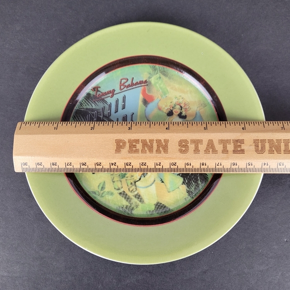 Tommy Bahama Cocktail Snack Plates Set Of 2 - Picture 8 of 9